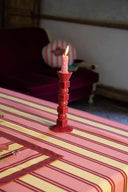 Lisa Corti x The Socialite Family Anna Big Candleholder - Maroon Bordeaux