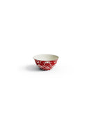 Porcelain Bowl - Indian Tiger Red