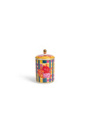 Scented Candle with Portcalain Jar - Ankara Mustard