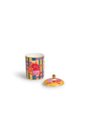 Scented Candle with Portcalain Jar - Ankara Mustard