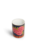 Candela Profumata Con Vaso In Porcellana - Leopard Flower Dark Blue