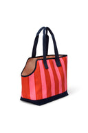Dog Bag - Stripes Old Pink Rust