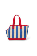 Dog Bag - Stripes Blue Natural
