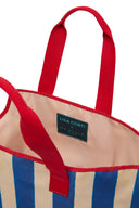 Borsa Cane - Stripes Blue Natural
