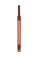 Collare Cane - Stripes Rust White