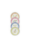 Porcelain Dessert Plate Of 4 - Sariska Assorted