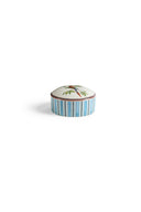 Porcelain Trinket Box - Jungle Parrot Blue