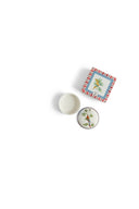 Porcelain Trinket Box - Jungle Parrot Blue