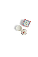 Porcelain Trinket Box - Jungle Parrot Green