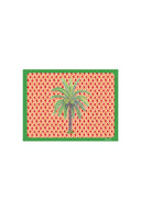 Masonite Placemat 30X40Cm - Hima Palma Red