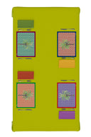 Masonite Placemat 30X40Cm - Hima Palma Red