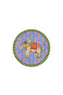 Masonite Placemat 34Cm - Elephant Pervinch