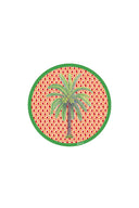 Masonite Placemat 34Cm - Hima Palma Red