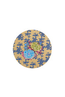 Masonite Placemat 34Cm - Gold Kandem Queen Blue
