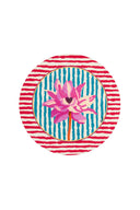 Masonite Placemat 39Cm - Ninphea Stripes Peacock
