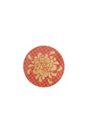 Sottobicchiere - Oro Boule Flower Red