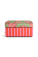 Pouf Rettangolare - Corolla Green Stripes Red Pink