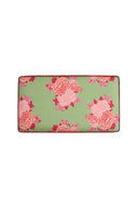Rectangular Ottoman - Corolla Green Stripes Red Pink