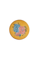 Pouf Corolla Gold - Big Check Black White