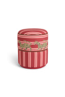 Lisa Corti x The Socialite Family Ottoman - Tiger Bordeaux