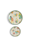 Porcelain Set Plate Of 2 - Japanese Cream