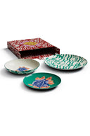 Set Di 3 Piatti In Porcellana - Indian Tiger Veronese