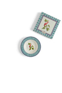 Soup Plate - Jungle Parrot Peacock
