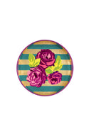 Round Tray - Gold Nizam Stripes Veronese