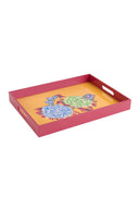 Rectangular Tray - Queen Flower Gold