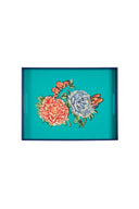 Rectangular Tray - Queen Flower Green