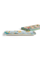 Piatto Da Portata In Porcellana - Japanese Light Blue