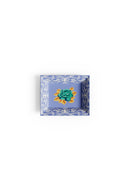 Porcelain Charger Tray - Indian Tiger Pervinch