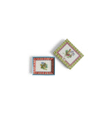 Porcelain Charger Tray - Jungle Parrot Red