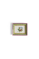Porcelain Charger Tray - Jungle Parrot Green