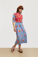 Kurta Lunga Arabesque Flower Light