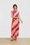 Phaalko Dress - Tangra Pink