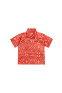 Pietro Shirt - Damask Design Red