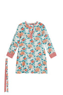Alise Mini Dress - Missing Check Humayums Flower White