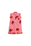Kids Spring Dress - Ibisco Pink
