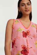 Banyan Top - Ibisco Pink