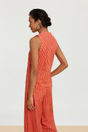 Banyan Top - Mini Stripes Peach