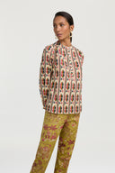 Batumi Shirt - Amer Ikat Blue