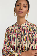 Batumi Shirt - Amer Ikat Blue