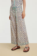 Cabana Pant - Leopard Touch Small Royalblue