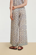 Cabana Pant - Leopard Touch Small Royalblue