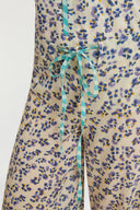 Cabana Pant - Leopard Touch Small Royalblue