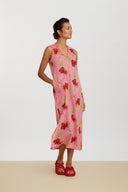Cheack Dress - Ibisco Pink