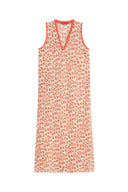 Abito Check Leopard Touch Small Red