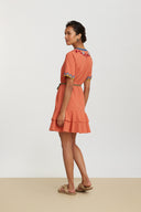 Cherry Mini Dress - Old Pink