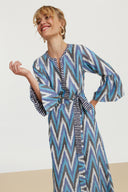 Ethesian Dress - Saheli Ikat Indigo